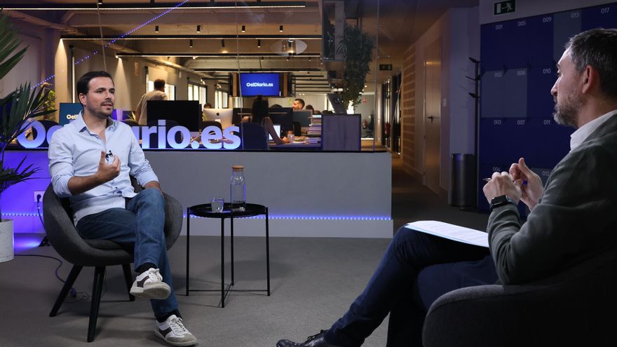 Entrevista con Alberto Garzón en la redacción de elDiario.es