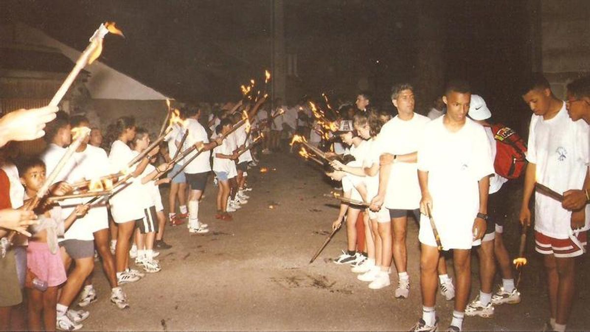 Marcha de San Roque hasta Carrasconte en el año 1997