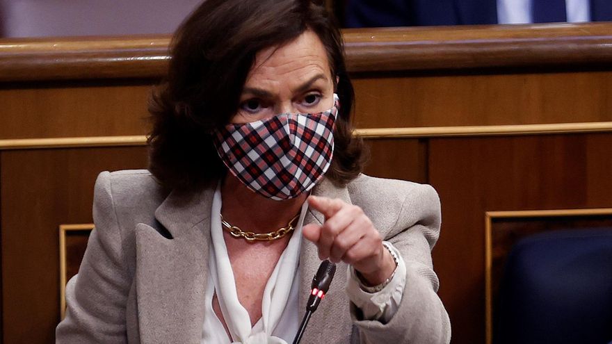 Bronca en el Congreso ante la insistencia de Vox en señalar a los inmigrantes en Canarias y a los 'menas': "Este partido no debería caber en la política española", dice Calvo (PSOE)