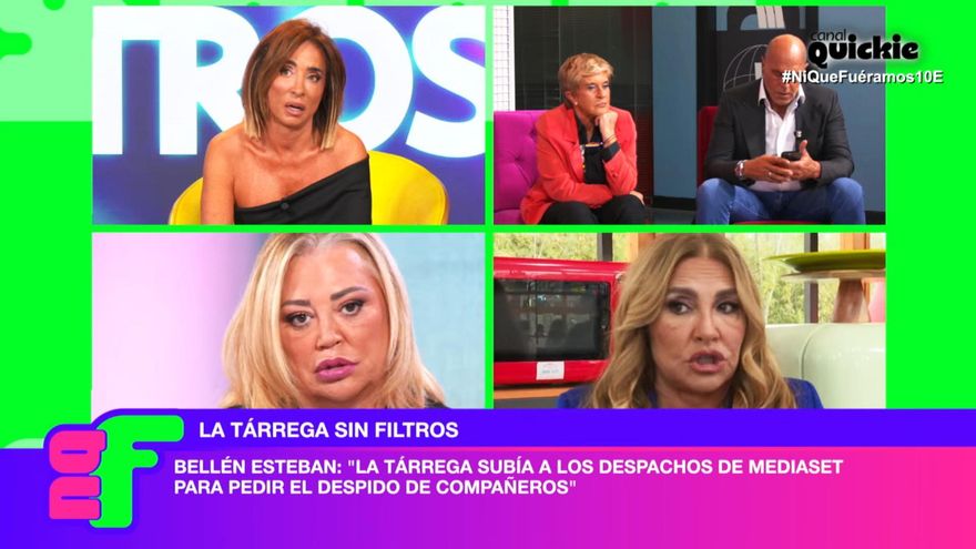 'Ni que fuéramos' asegura que Cristina Tárrega "pidió las cabezas" de Nagore y Adriana Dorronsoro en Telecinco