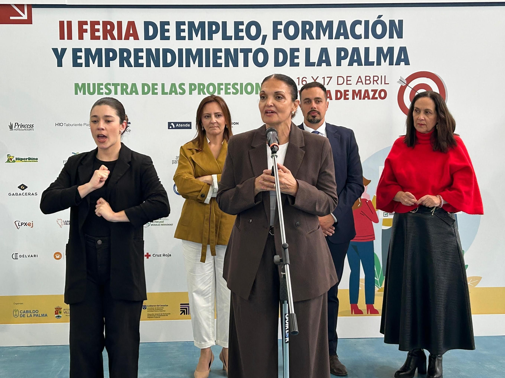 Inauguración de la II Feria de Empleo, Formación y Emprendimiento.