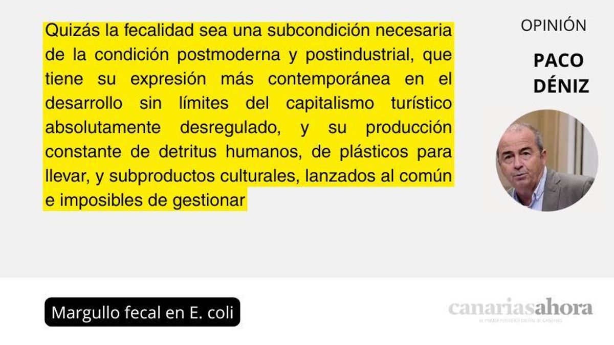 Margullo fecal en E. coli