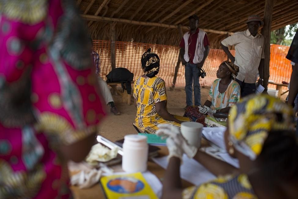 Campaña de vacunación de MSF en Maloum.