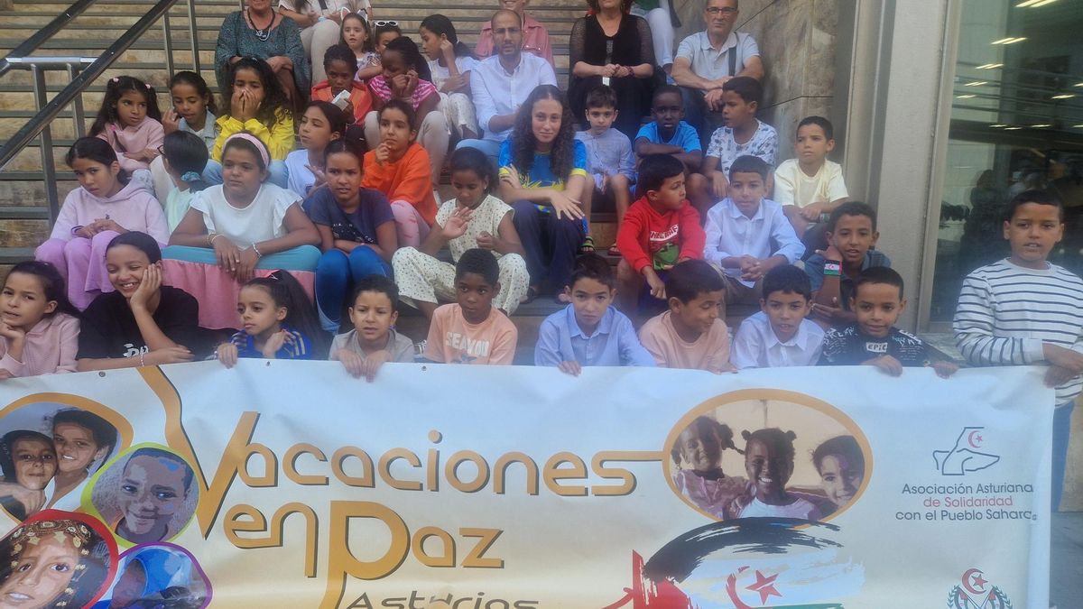 Asturias acoge este verano a un centenar de menores saharauis del programa 'Vacaciones en paz'