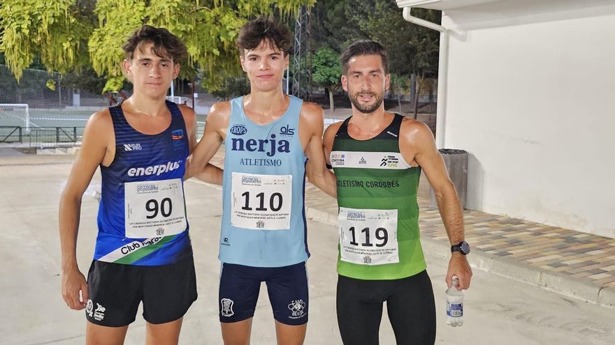 Podio masculino en Monturque