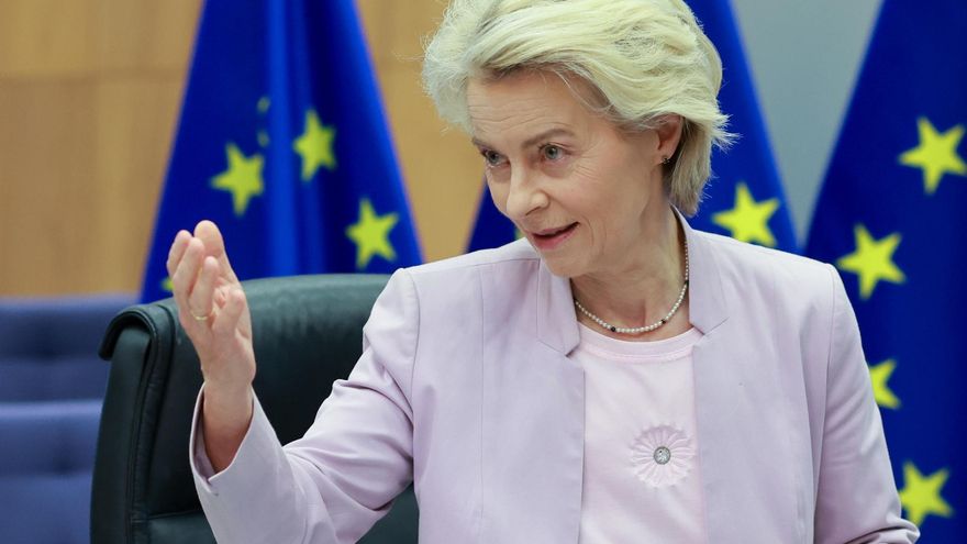 La presidenta de la Comisión Europea, Ursula von der Leyen, el 17 de septiembre de 2025.