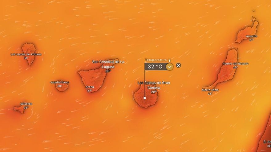 Canarias, 4 de octubre: de madrugada y con 36 grados en Maspalomas