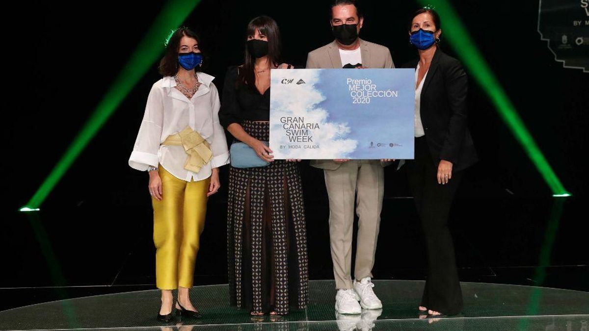 Entrega de premios en la Gran Canaria Swim Week