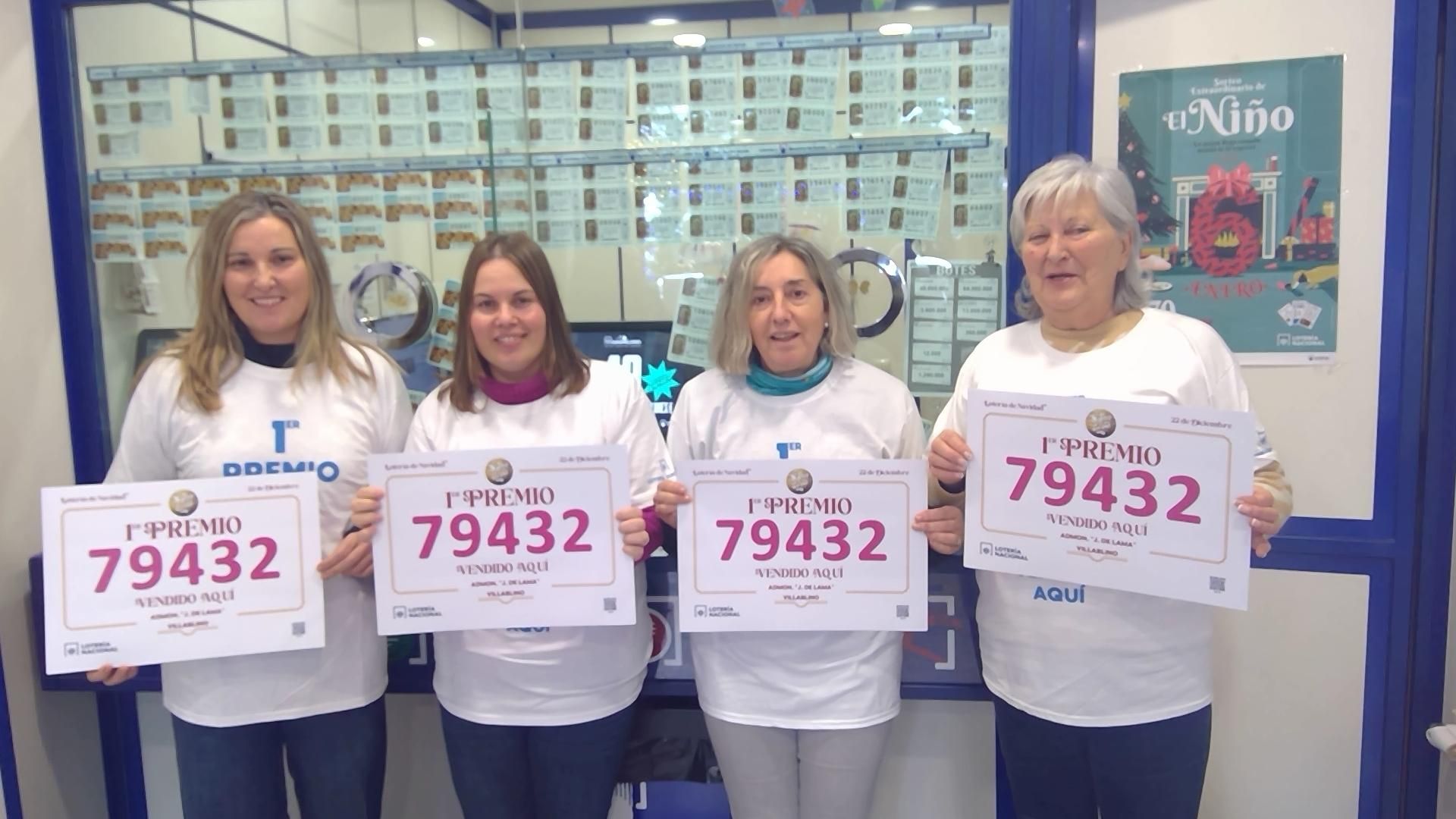 Celebrando el Gordo de Navidad en la administración de Villablino que repartió millones por Laciana.