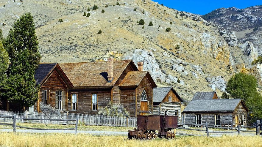 Bannack, en Estados Unidos, es un excelente ejemplo de la fiebre del oro.