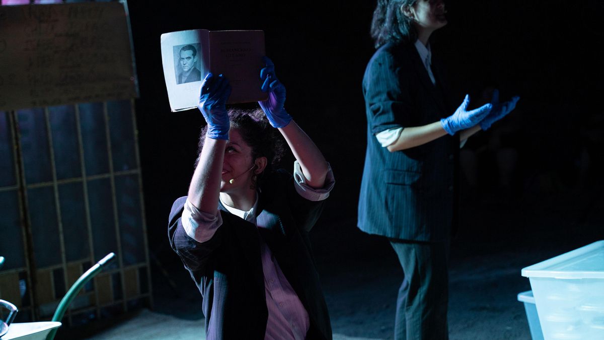 Una imagen de Lorca en un momento de 'Federico. No hay olvido, ni sueño: carne viva'