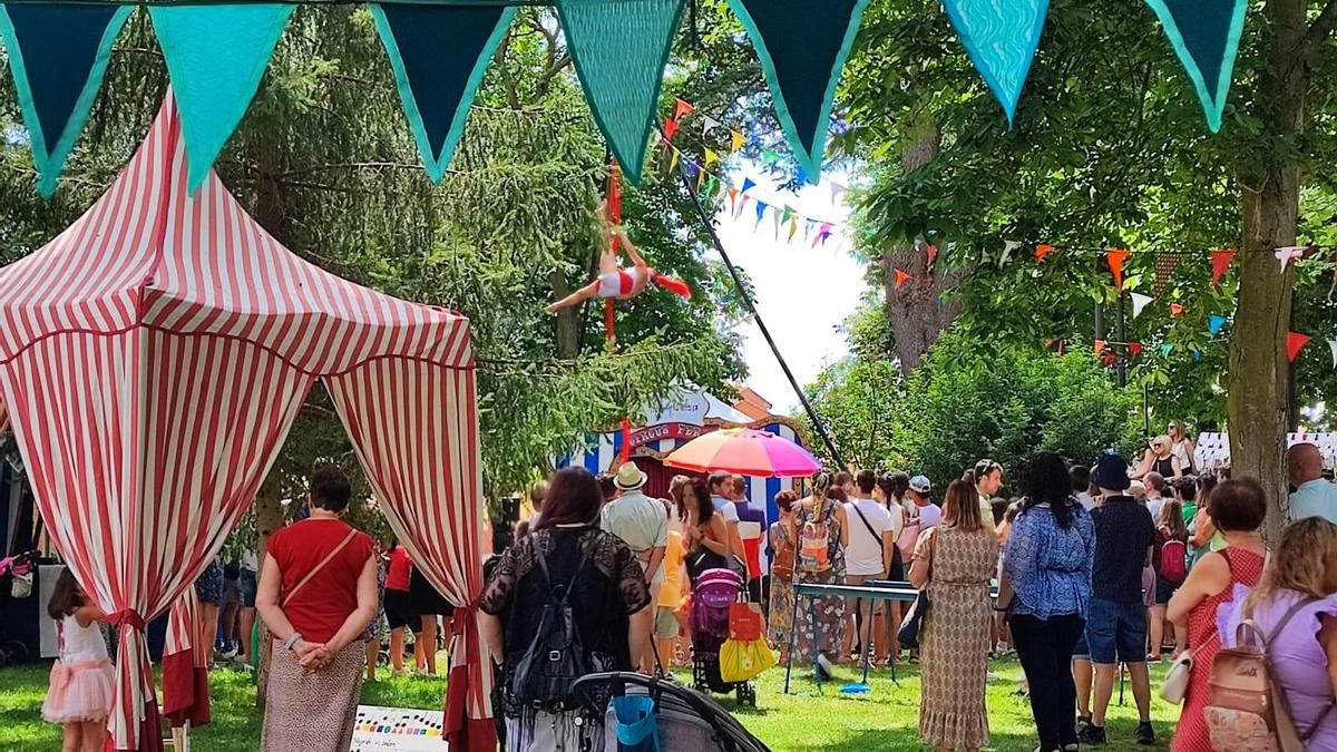Feria del Circo en Valencia de Don Juan.