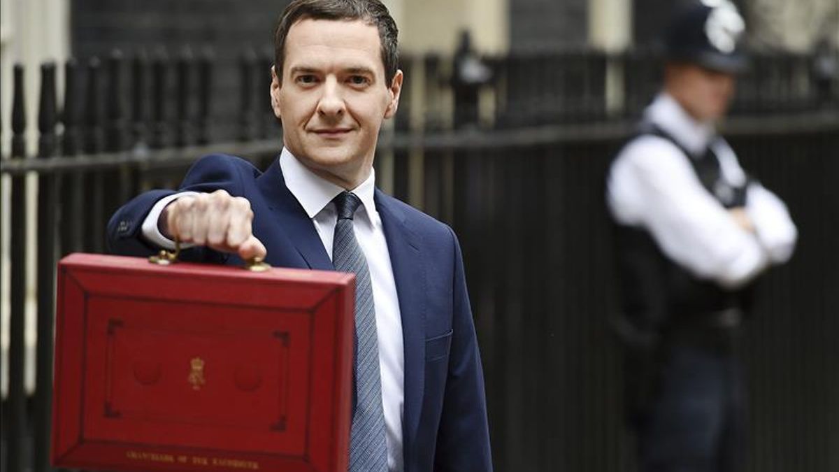 El ministro de Finanzas británico, George Osborne.