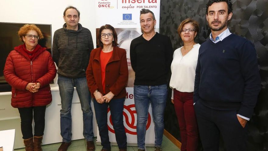 Carlos S. Campillo / Ical. La directora de Inserta Castilla y León, Begoña Grijalvo (C), asiste en Villaquilambre (León) al Desayuno Empresarial ‘El empleo de las personas con disCapacidad: una oportunidad para la empresa’