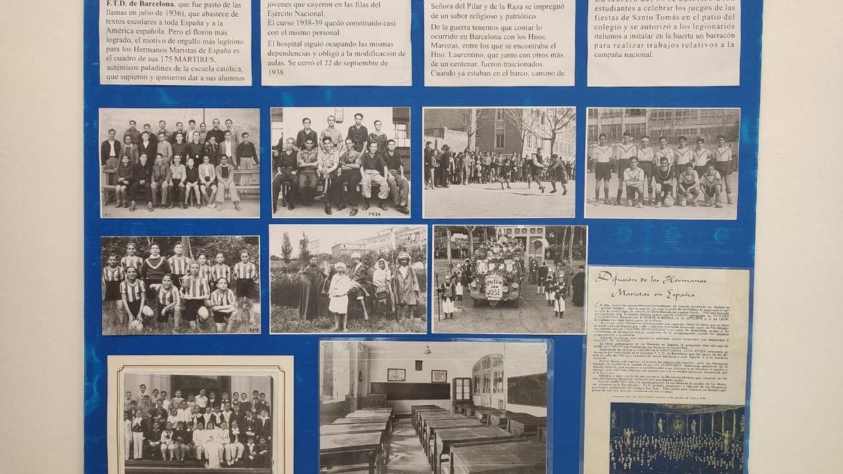 La muestra conmemora el 125 aniversario de los Hermanos Maristas