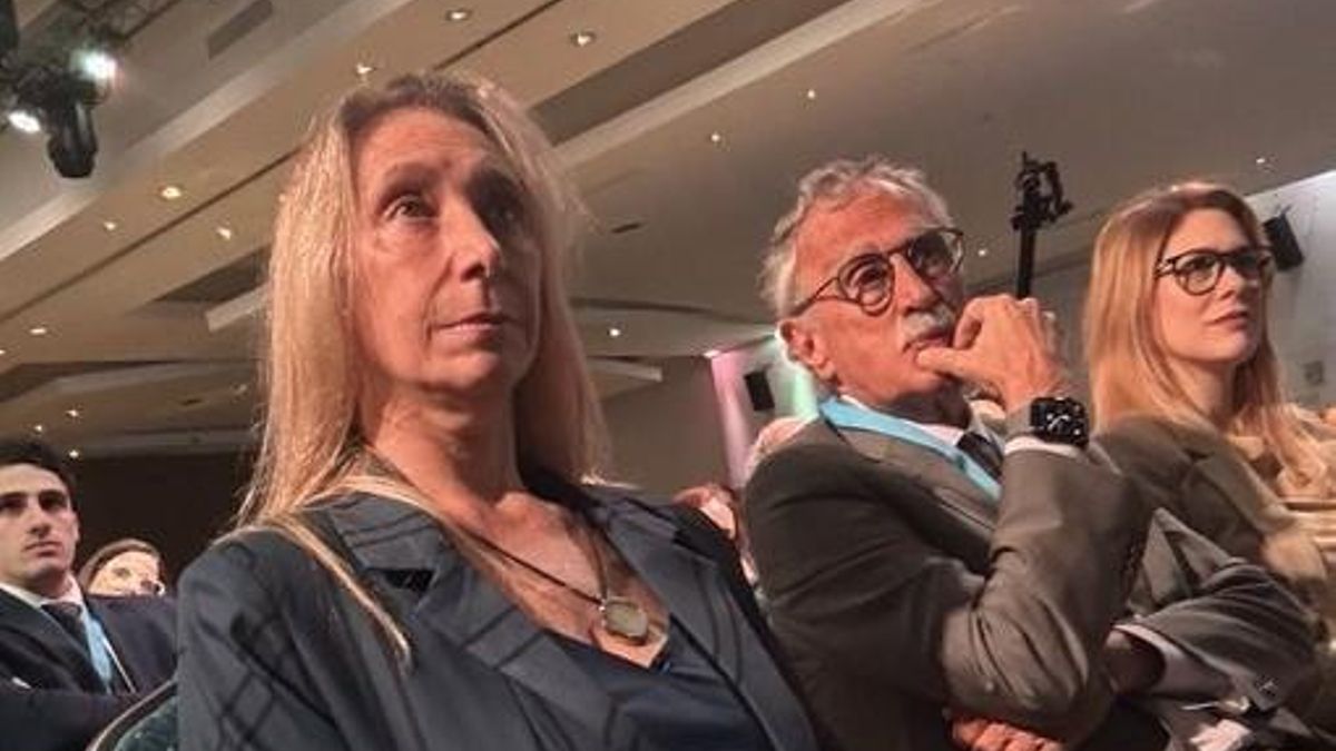 Karina Milei y Mario Lugones.