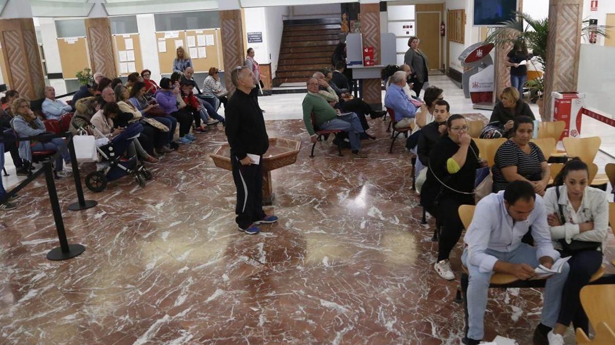 Sala de espera de la Oficina de Atención Ciudadana