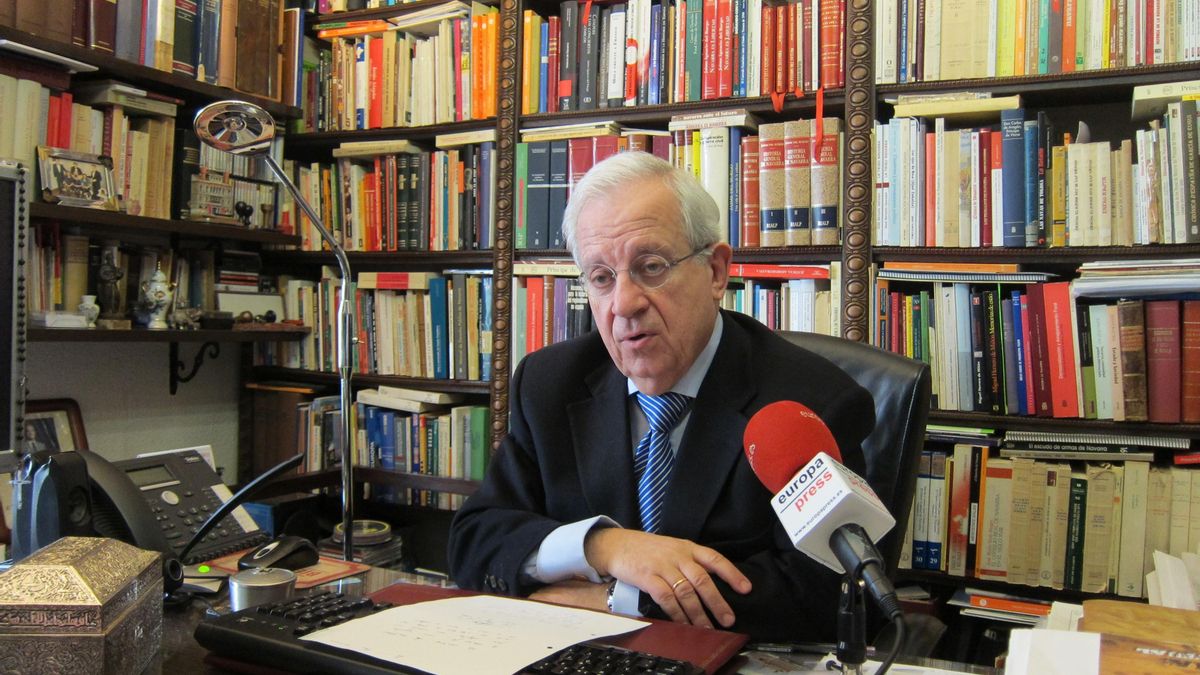 Del Burgo acude al Palacio de Justicia de Pamplona para declarar por videoconferencia ante el juez Ruz