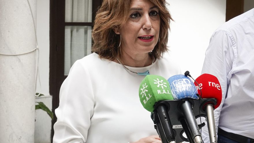 La secretaria general del PSOE-A, Susana Díaz
