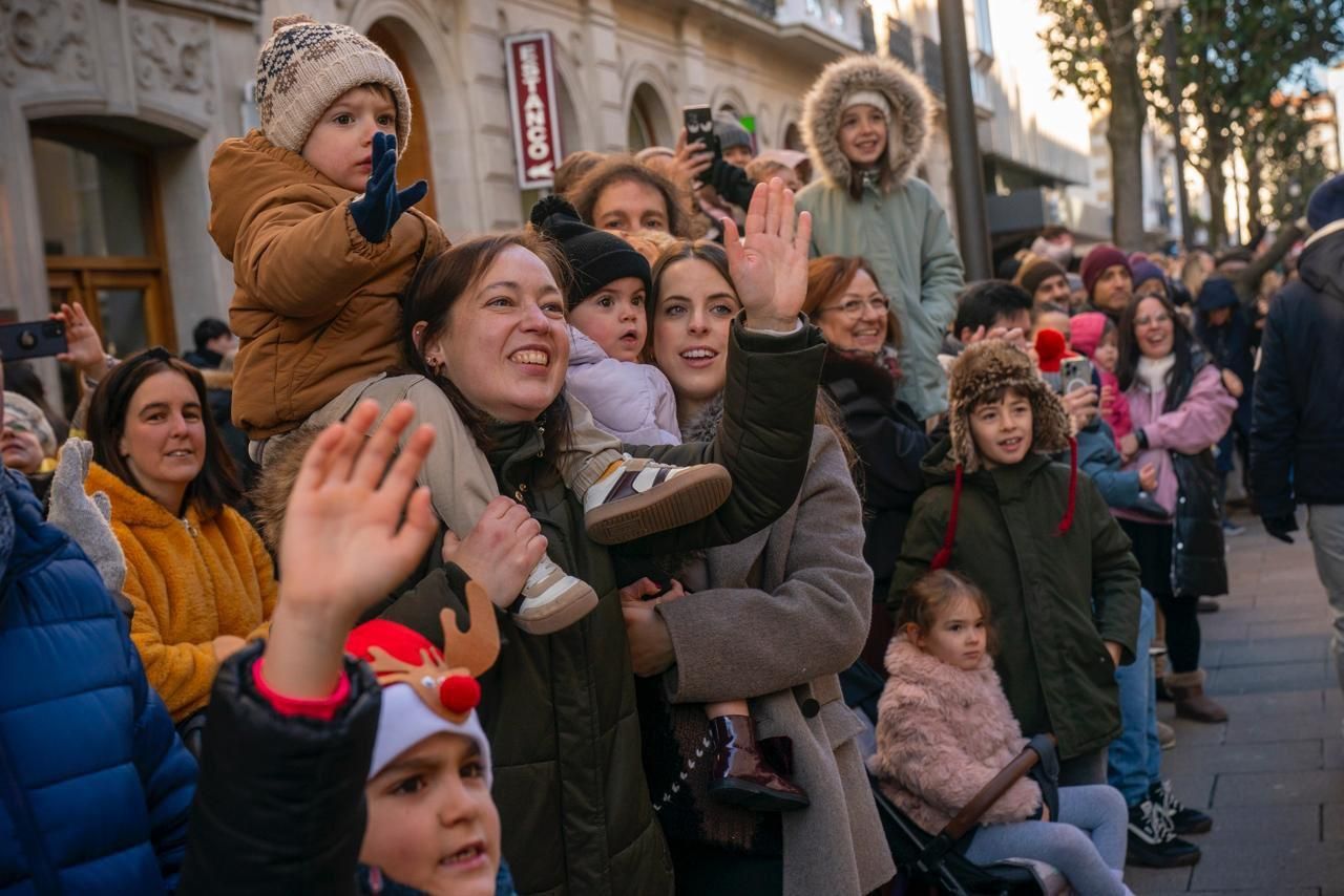 El paso de los Reyes Magos por Euskadi, en imágenes