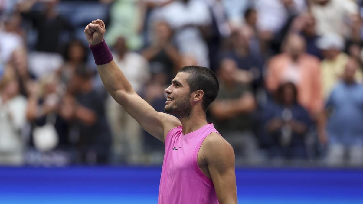 Alcaraz, sobre la asistencia de Trump a la final del US Open: "Siempre es muy bueno para el torneo"