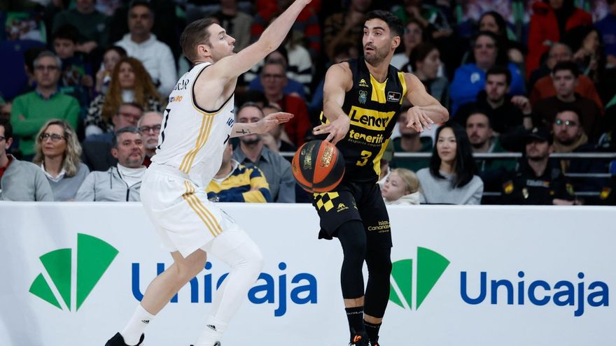 El Lenovo Tenerife roza el triunfo en Madrid