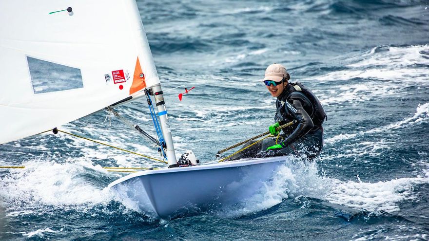 Sofía Hernández, subcampeona de España de ILCA 4
