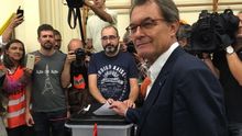 Artur Mas afirma que aún no hay "todo lo necesario para la independencia real de Catalunya"