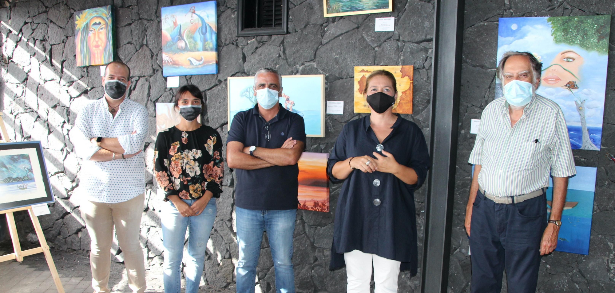 Inauguración de la exposición.