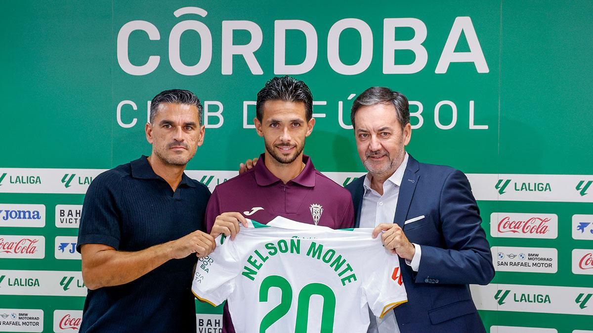 Presentación de Nelson Monte como nuevo jugador del Córdoba CF