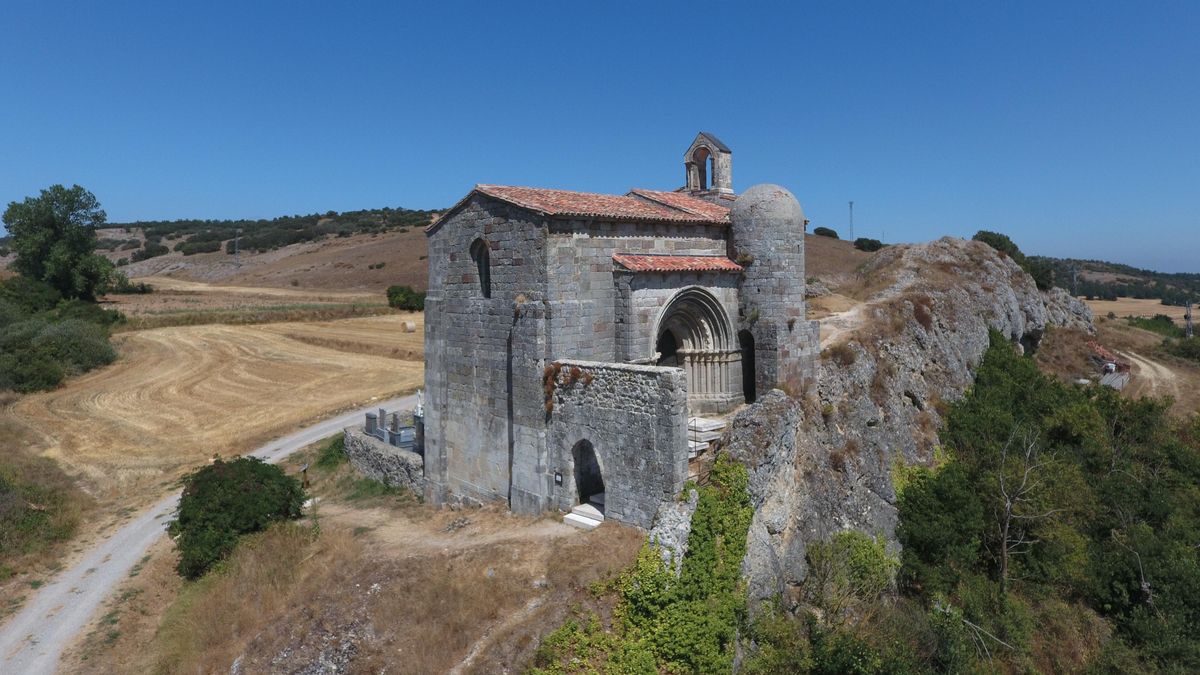 Ermita de Santa Cecilia, en Vallespinoso de Aguilar.