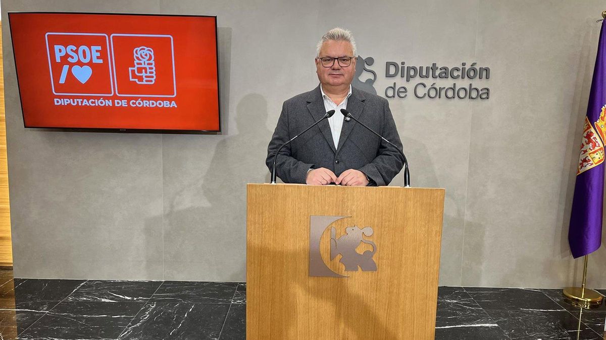 El portavoz del PSOE en la Diputación de Córdoba, Esteban Morales