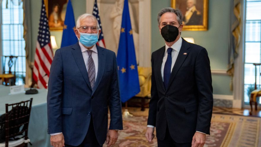 Borrell, sobre las tropas rusas en la frontera con Ucrania: "No han ido a tomar el té"