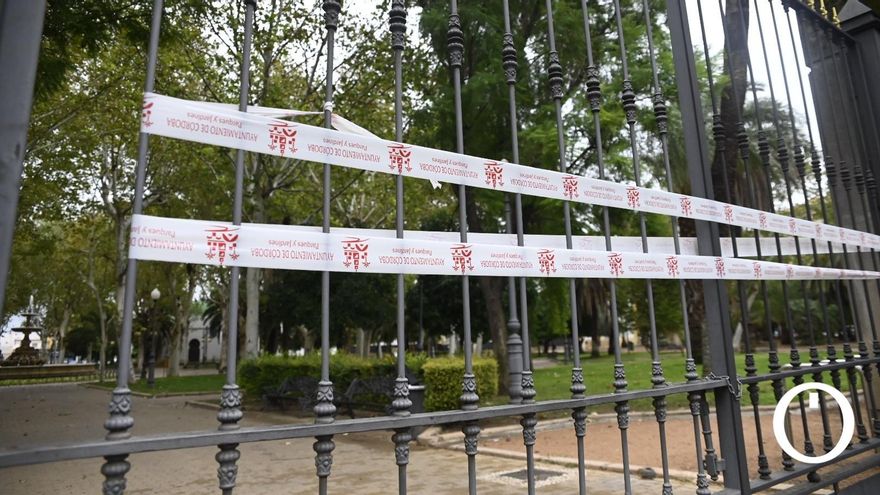 Los parques de Córdoba permanecerán cerrados durante el fin de semana ante la previsión de fuertes lluvias