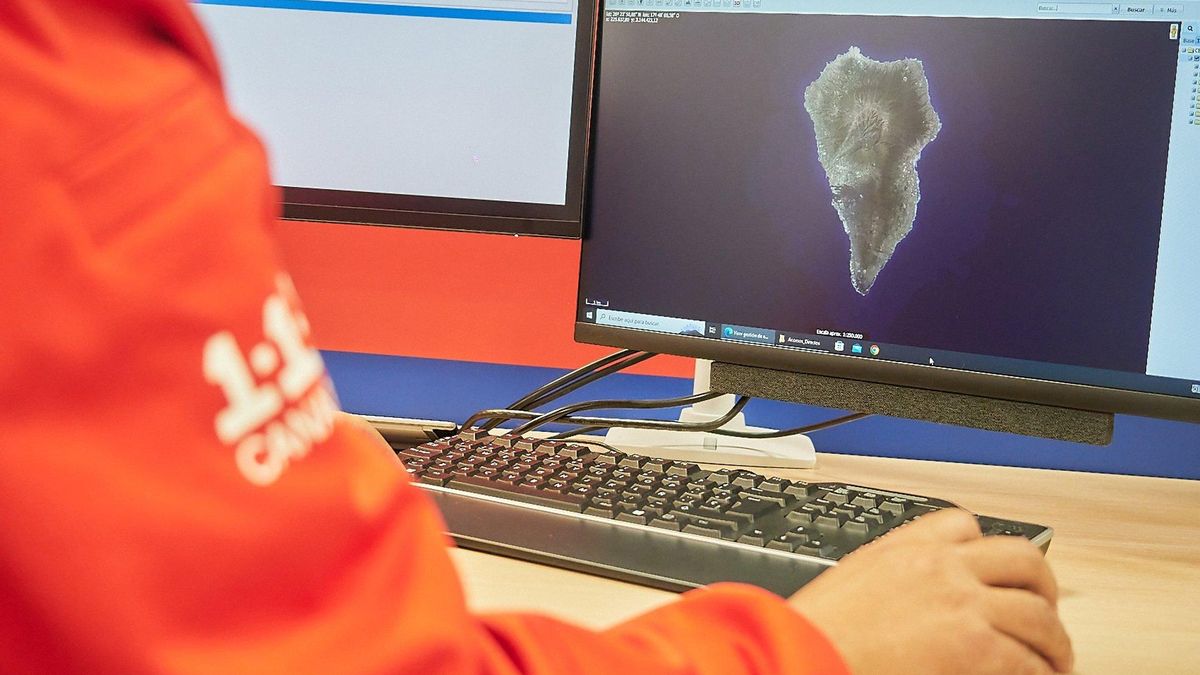 Herida una mujer  tras el vuelco de su vehículo en  La Palma