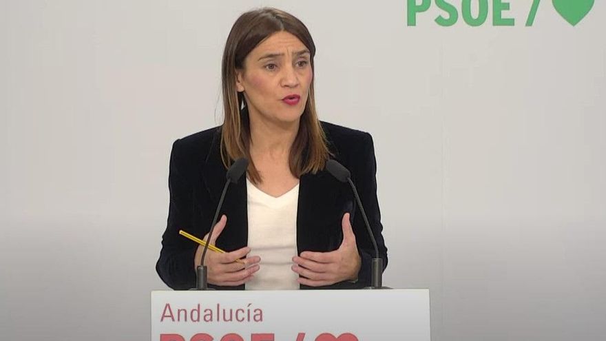 Archivo - La secretaria de Igualdad del PSOE-A, Olga Manzano, en una imagen de archivo