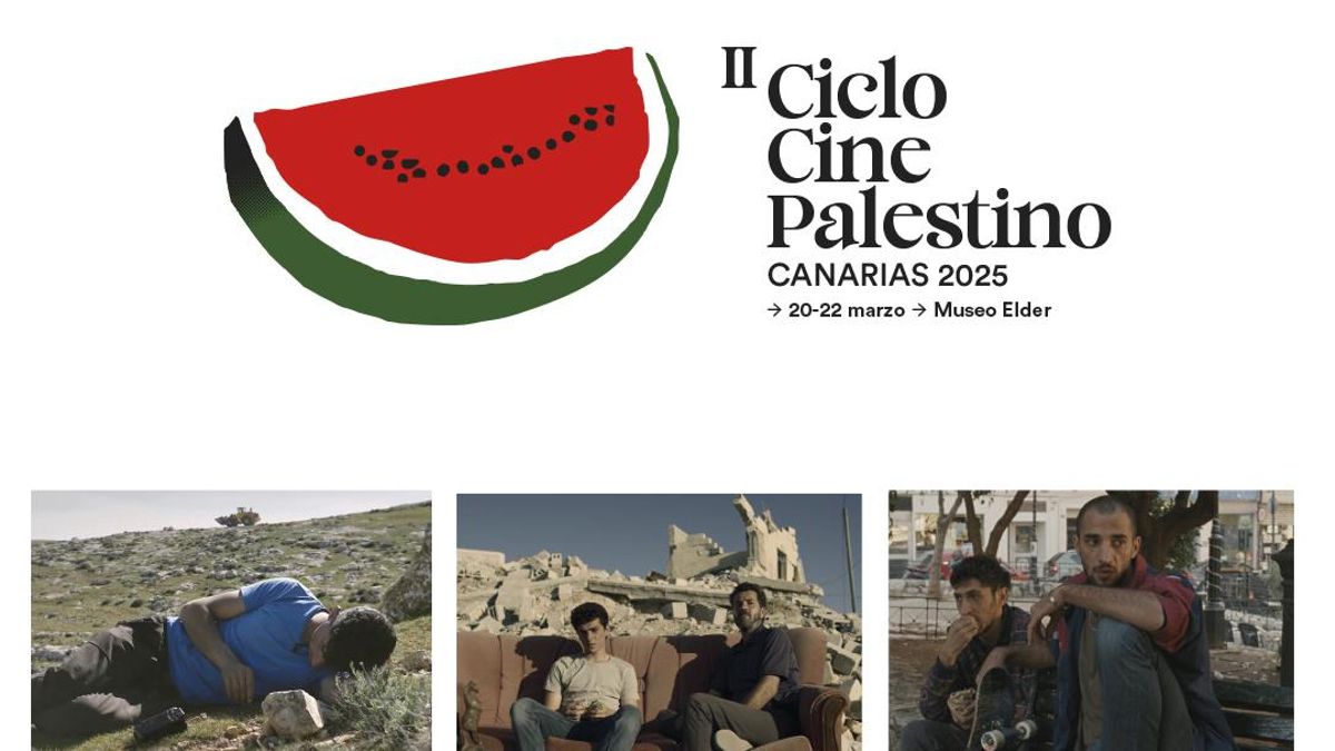 Cartel del II Ciclo de Cine Palestino.