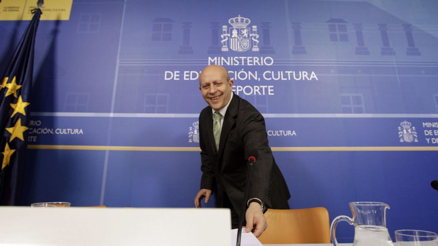 Maratón parlamentario de Wert mañana para explicar la reforma educativa