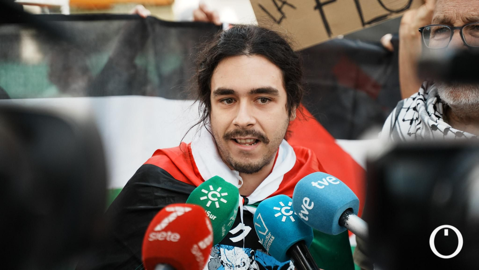 Concentración de las iniciativas solidarias con Palestina de Córdoba.