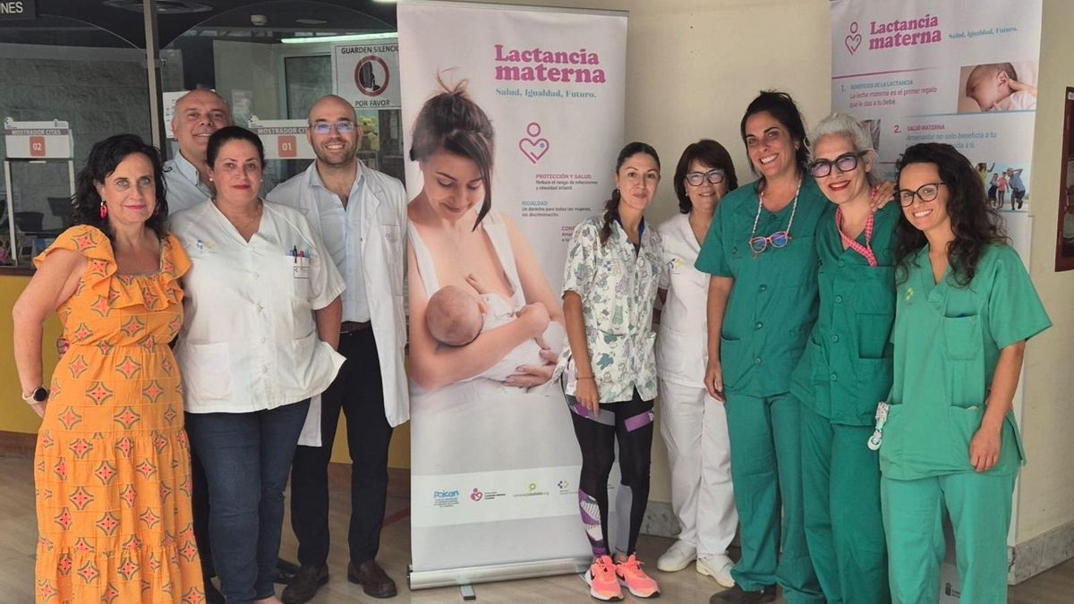 El Área de Salud de La Palma conmemora la Semana Mundial de la Lactancia Materna