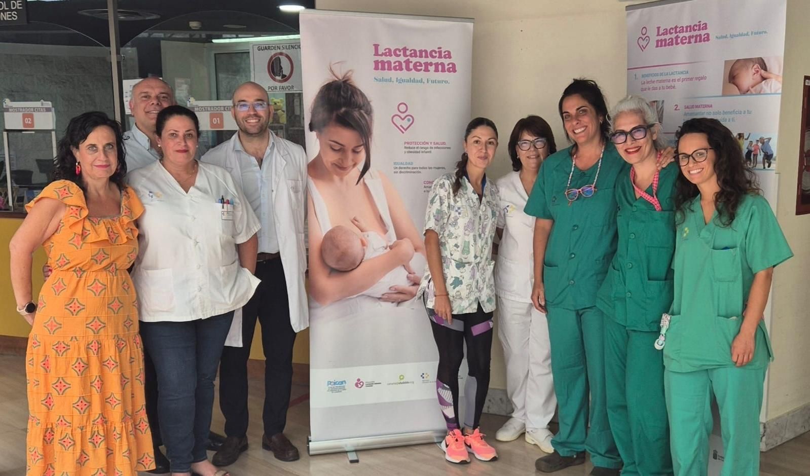 El Área de Salud de La Palma conmemora la Semana Mundial de la Lactancia Materna.