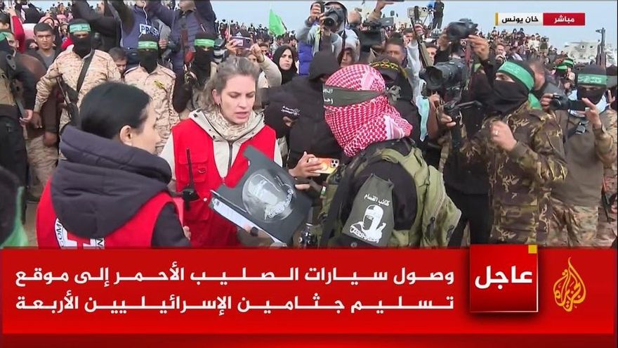 Hamás entrega los primeros cuatro cadáveres de rehenes en el marco del alto el fuego