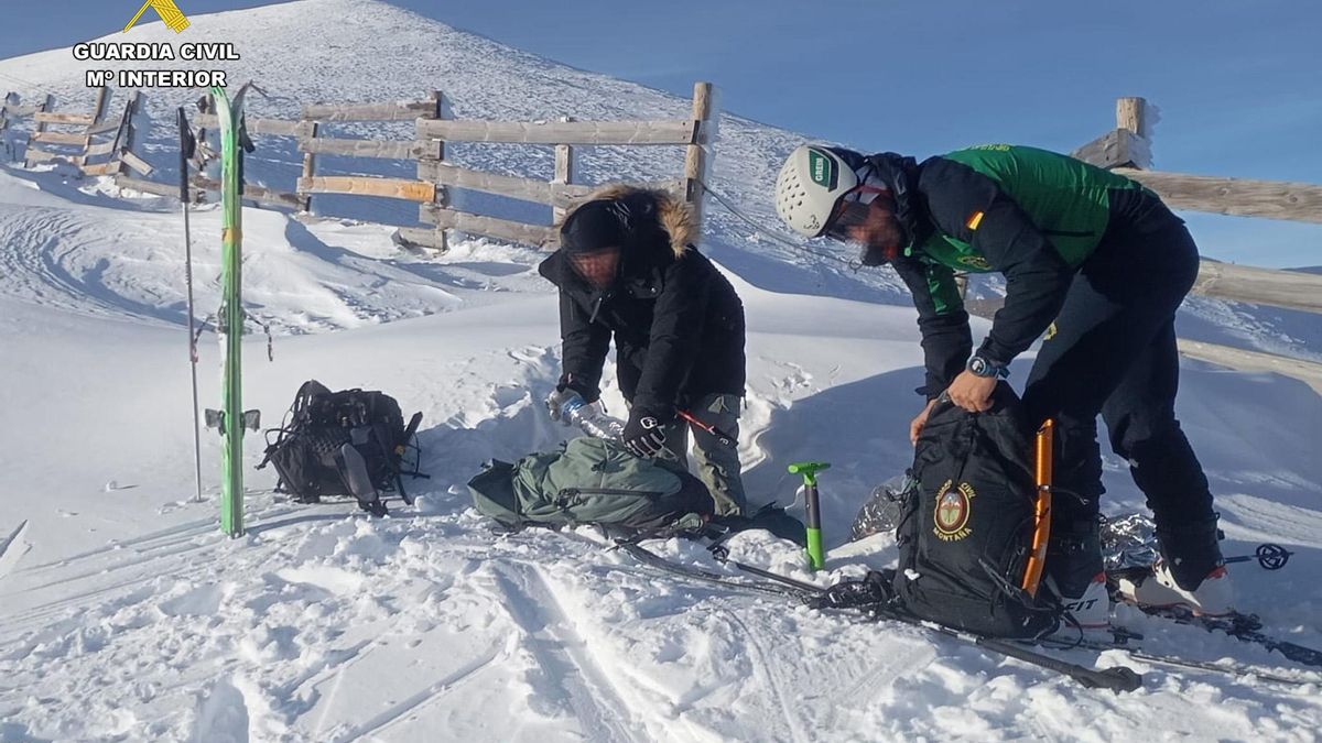 Imprudencia en una montaña de La Rioja: auxiliado por pretender coronar el San Lorenzo sin piolets, crampones y con calzado deportivo