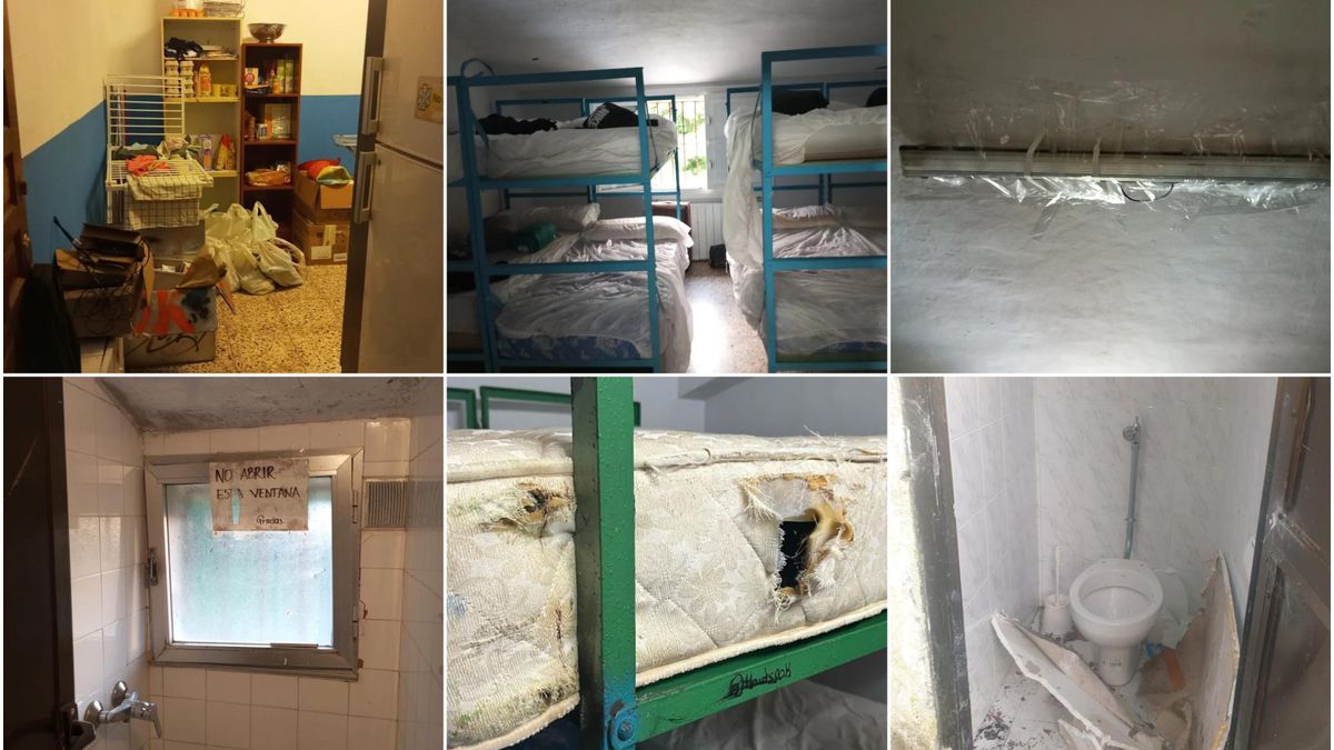Estado actual del ya clausurado albergue de Bakio en el que se llevaban a cabo los campamentos de verano
