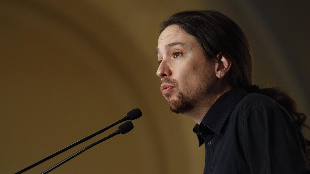 Pablo Iglesias, durante una intervención anterior.