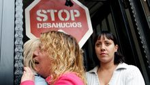 El aumento de los desahucios por alquiler hace repuntar el número total.