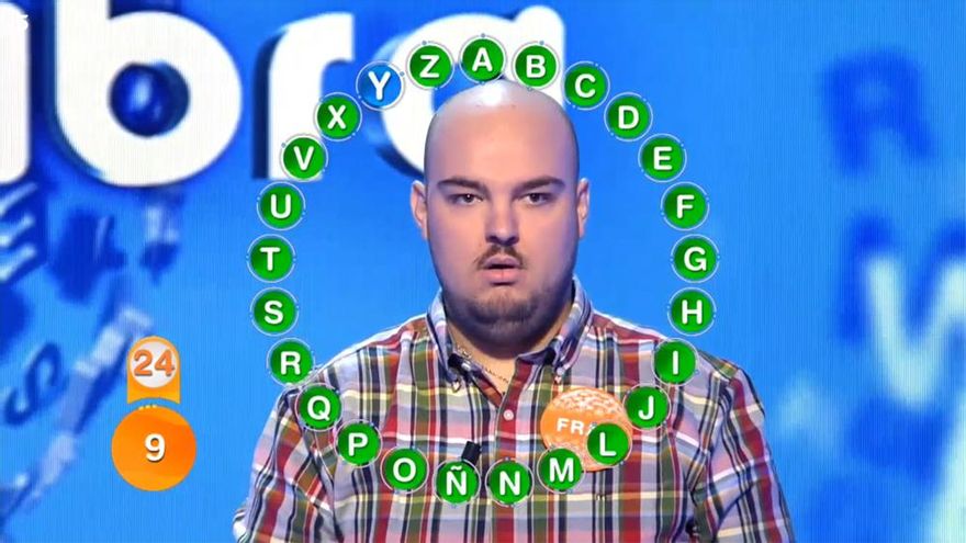 Fran, al responder a la "Y" en 'Pasapalabra'