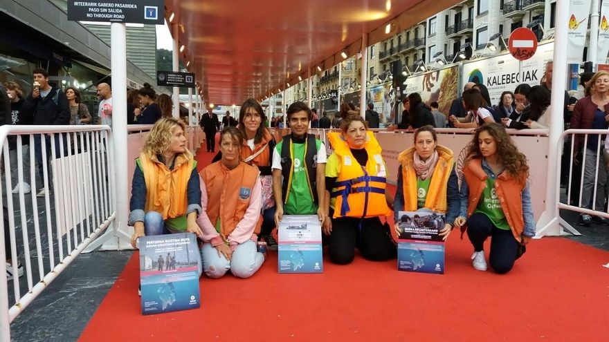 Voluntarios de Oxfam Intermón reclaman el "derecho a refugio" con motivo de la Cumbre de la ONU