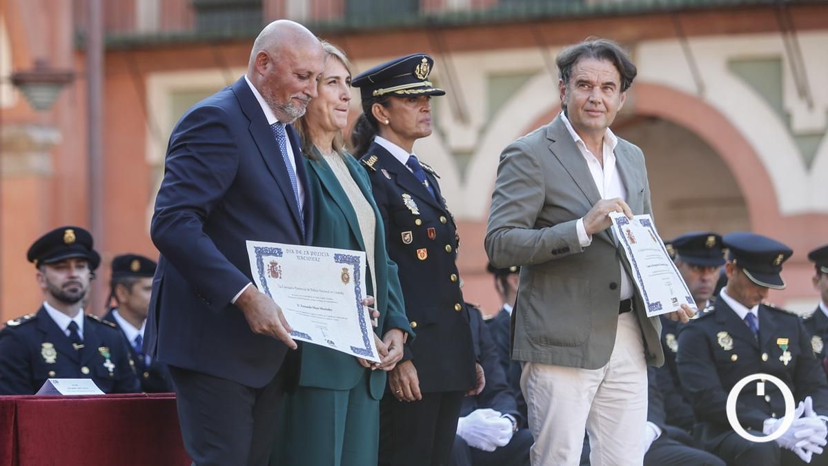 Acto de la Policía Nacional para celebrar su patrón, los Santos Ángeles Custodios