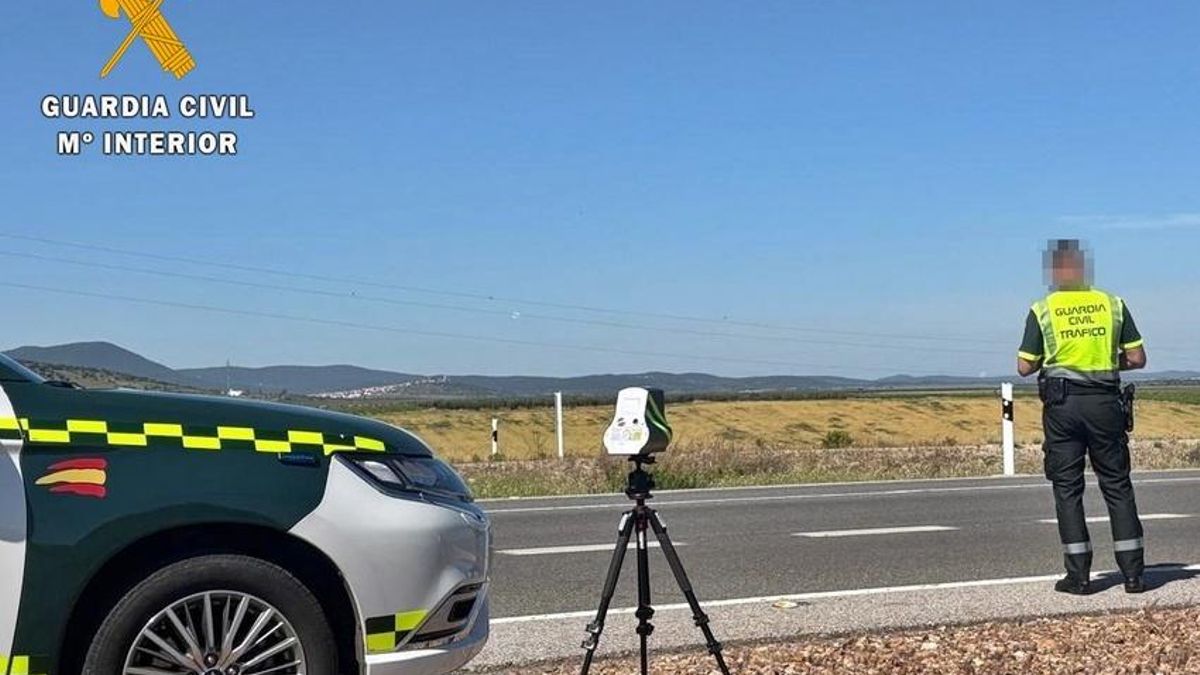 Cazados a casi el doble de la velocidad permitida en Alange y Barcarrota